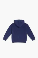 Girls Drop-Sleeve Hoodie (Kids) in Navy, 5/6