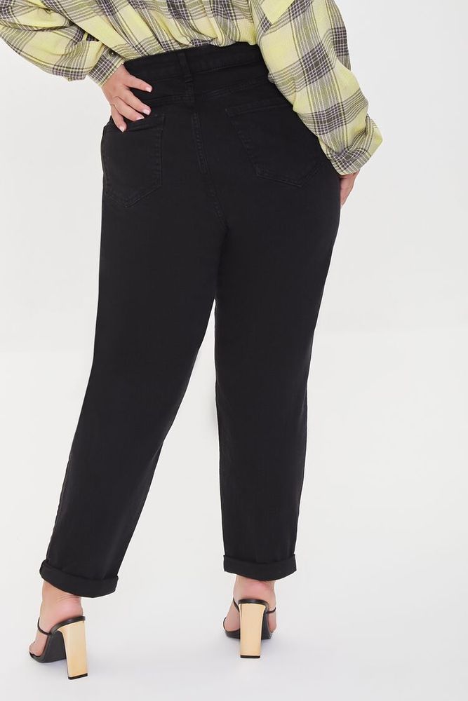 Women's Premium Boyfriend Jeans in Black, 20