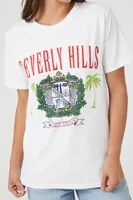 Women's Prince Peter Beverly Hills Graphic T-Shirt in White, XL