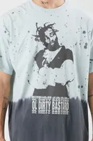 Men Dip-Dye Ol Dirty Bastard Tee in Grey Medium