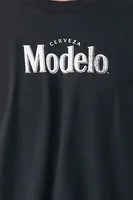 Men Cerveza Modelo Graphic Tee in Black Small