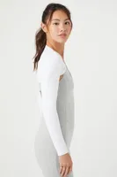 Women's Active Shrug Sweater in White Small