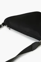 Women's Triangular Crossbody Bag in Black