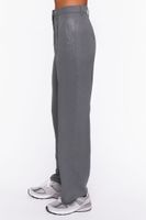 Women's High-Rise Straight-Leg Pants in Grey Medium