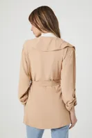 Women's Tie-Waist Trench Coat