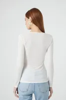 Women's Fitted Long-Sleeve Top