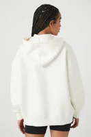 Women's Scuba Knit Drop-Sleeve Hoodie in Vanilla Small