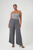 Women's Trouser Pants Silver,