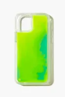 Neon Liquid Lava Case for iPhone 12 in Green