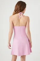 Women's Halter A-Line Mini Dress