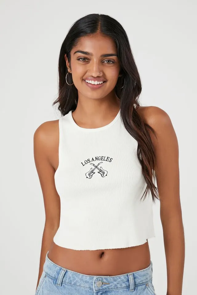 Nike Women's Cream Los Angeles Angels City Connect Tri-Blend Tank Top