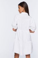 Women's Tiered Mini Shirt Dress