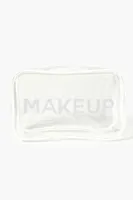 Glitter Makeup Cosmetics Bag in Clear