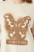 Women's Butterfly Oversized Graphic T-Shirt