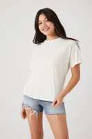 Women's Linen-Blend Crew T-Shirt