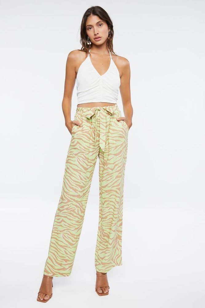 7th Avenue Design Studio women's multicolor floral, belt pants