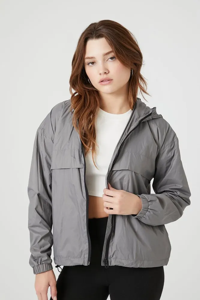 Women's Convertible Zip-Up Windbreaker Jacket