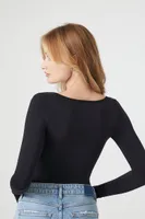 Women's Seamless Long-Sleeve Bodysuit