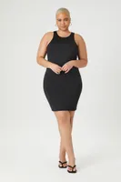 Women's Contour Mini Dress in Black, 3X