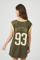 Women's New York Graphic Jersey in Green Small