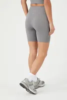 Women's Active Seamless Biker Shorts in Dark Grey Small