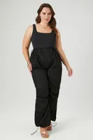 Women's Poplin Cargo Pants 2X