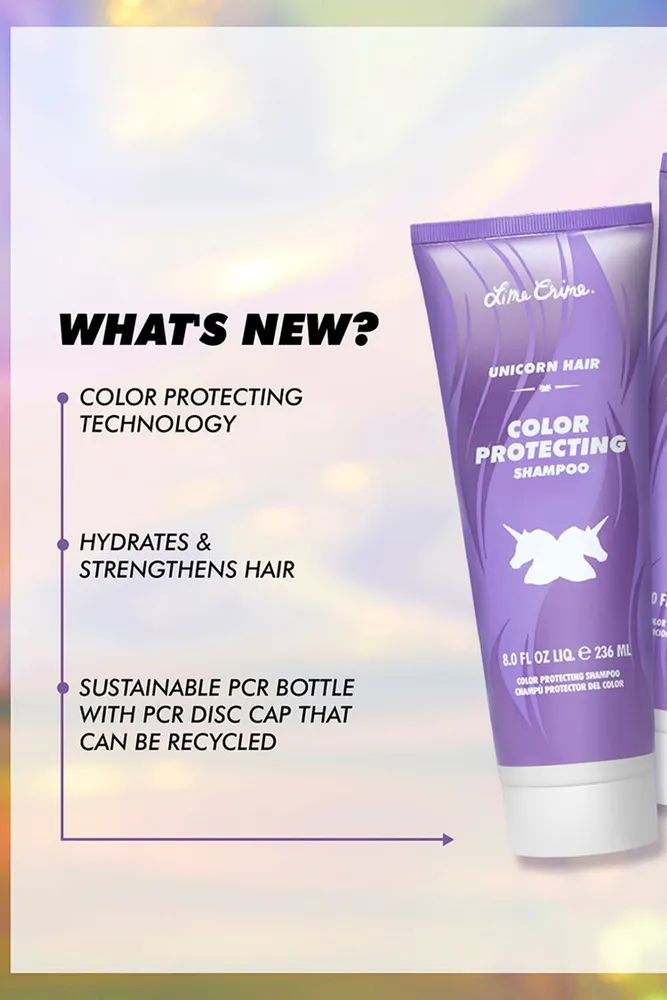 Lime Crime Unicorn Hair Color Protecting Shampoo in Universal