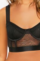 Women's Mesh Sweetheart Underwire Bra