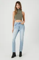 Women's Los Angeles Graphic Crop Top in Cypress Small