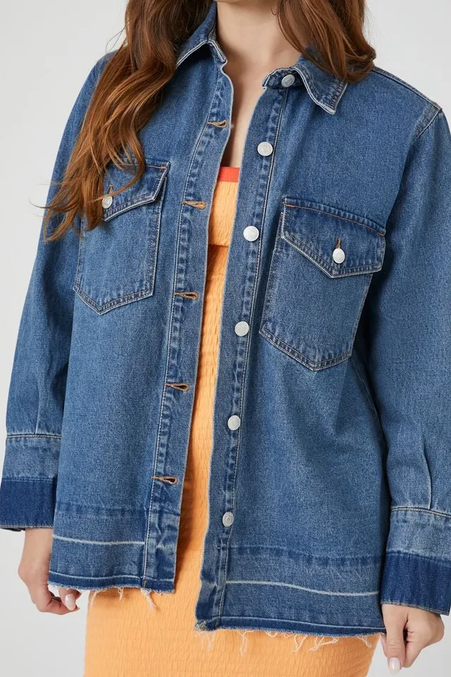 Blue B Women's Embellished Denim Cropped Jacket