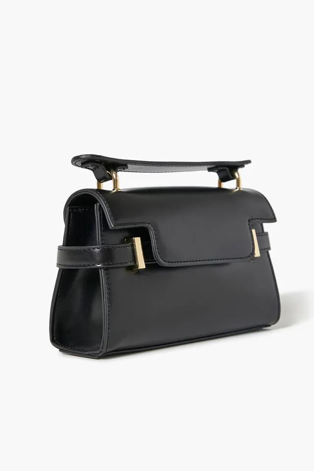 Gianna Black Straw Crossbody Bag