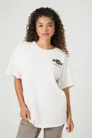 Women's Chevrolet Silverado Graphic T-Shirt in Cream/Black, L/XL