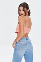 Women's Aloha Graphic Tube Top Orange