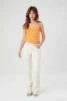 Women's Sweater-Knit Cami in Cantaloupe Small