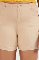 Women's High-Rise Cargo Shorts