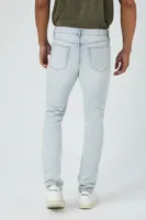 Men Stretch-Denim Skinny Jeans in Light Denim, 29