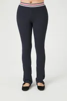 Women's Striped High-Rise Leggings