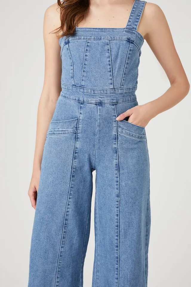 Denim Overall Dress | Forever 21