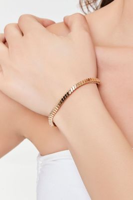 Women's Herringbone Chain Bracelet in Gold