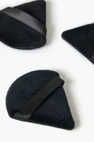 Triangle Makeup Sponge Set in Black