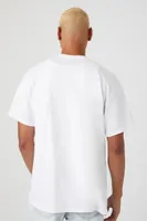 Men New York Graphic Tee in White, XXL