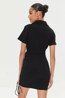 Women's Cutout Bodycon Mini Dress in Black Medium