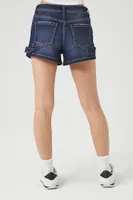 Women's Utility Denim Shorts in Dark Denim, 29