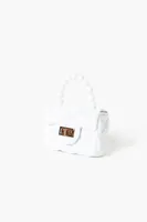 Women's Quilted Mini Crossbody Bag in White