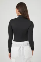 Women's Fitted Mock Neck Bodysuit