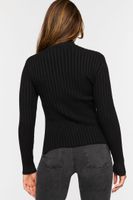 Women's Asymmetrical-Hem Sweater Top