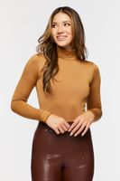 Women's Long-Sleeve Turtleneck Bodysuit Medium