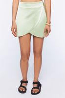 Women's Tulip-Hem Mini Skirt in Sage Small