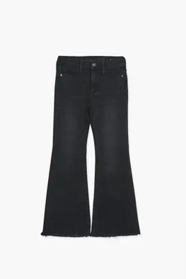 Girls Recycled Cotton Jeans (Kids) in Denim Black, 9/10