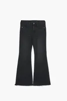 Girls Recycled Cotton Jeans (Kids) in Denim Black, 9/10